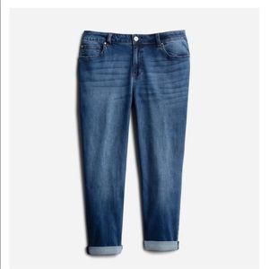 NWT Revery Los Angeles Stitch Fix Rodrick Mid-Rise Girlfriend Jeans Plus 18W